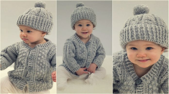 Cardigan-crochet-Hat coll