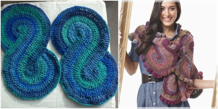 Crochet Crazy Eights Shawl