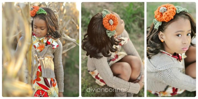 Pumpkin headband coll