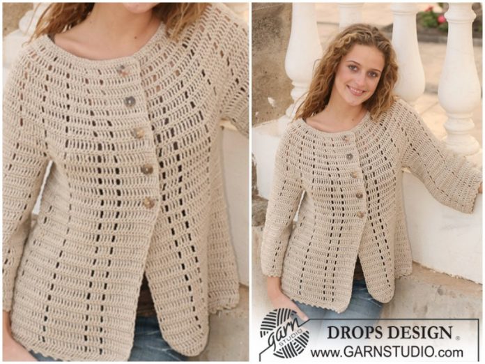 Crochet Cozy Blouse S - M - L - XL - XXL - XXXL 800