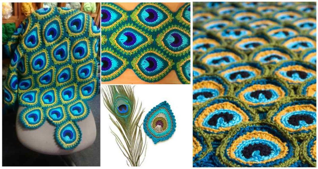 [NEW] Peacock & JAVA Pretty Afghan [Full & Free Crochet Pattern