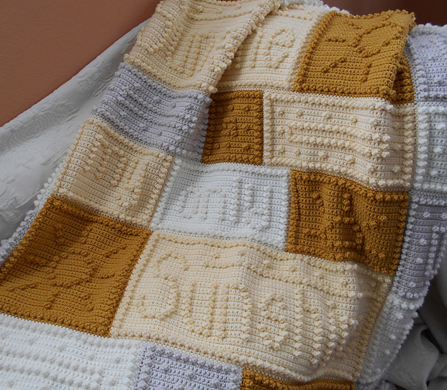 Cancer Support Motif Lap Blanket [free pattern] Styles Idea