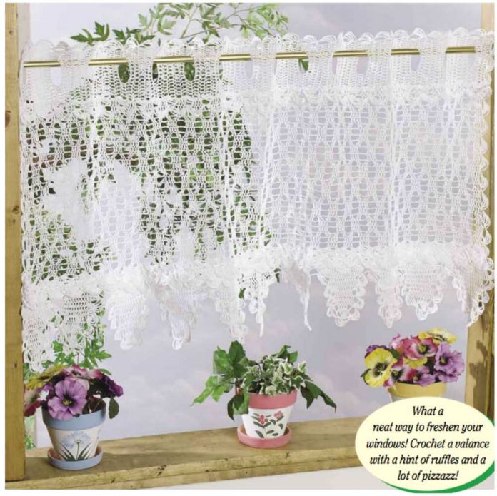 Ruffled Splendor Curtain Valance stylesidea