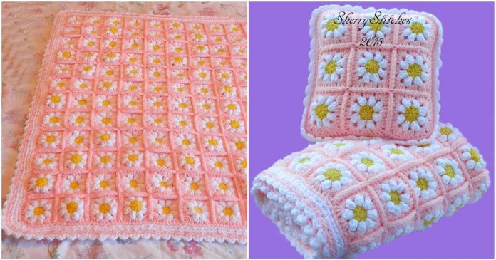 DaisyBlanket-crochet-stylesidea