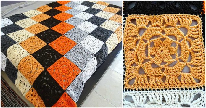 Flower Lacy Granny Square