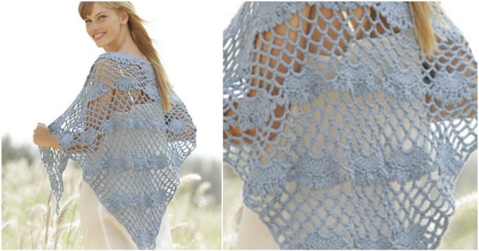 West Wittering Crochet Shawl