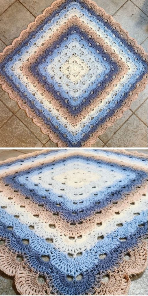 Colorful Virus Crochet Blankets Styles Idea