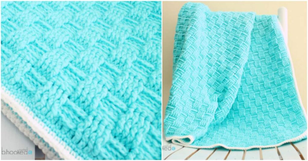 Baby Crochet Blanket BASKET WEAVE Styles Idea