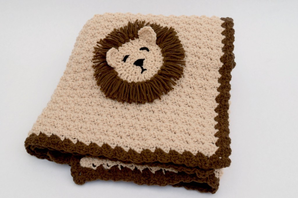 Lion Baby Crochet Blanket Styles Idea