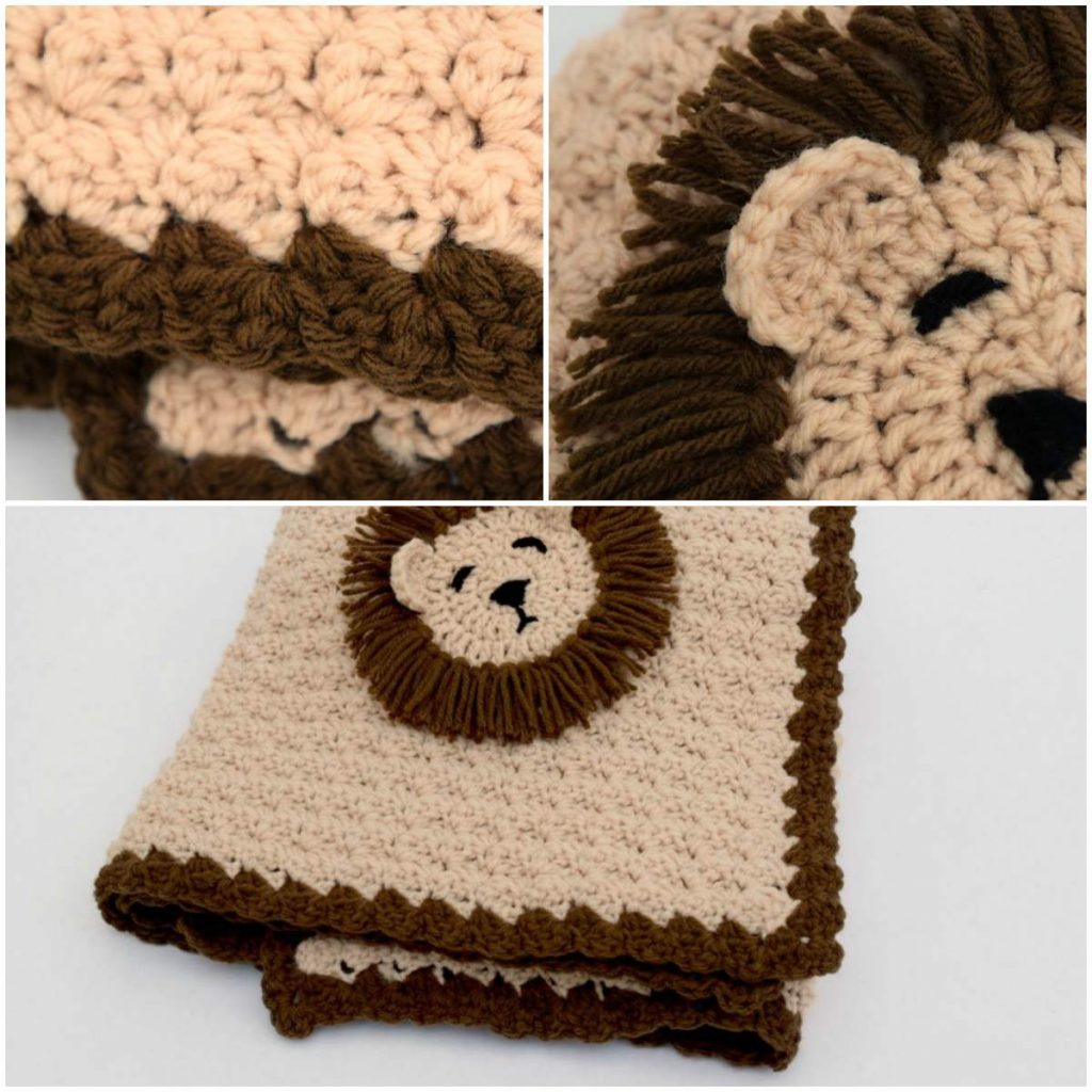Lion Baby Crochet Blanket Styles Idea