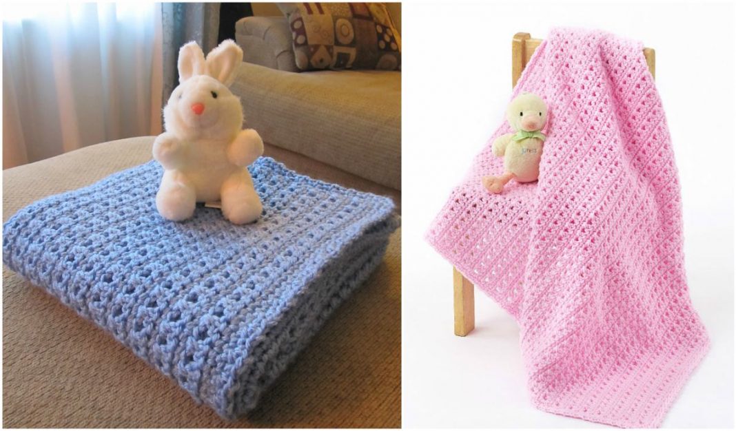 One Skein Blanket for Babies Free Crochet Pattern Styles Idea