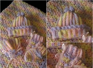 Blanket for Babies – Picot Shell Border