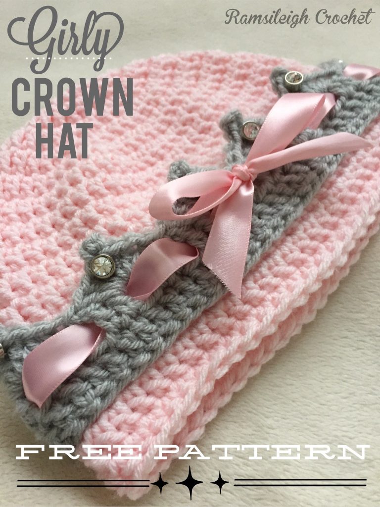 Crown Crochet Girly Hat Styles Idea