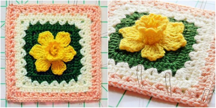 Lern-This-3D-Daffodils-Simple-Pattern
