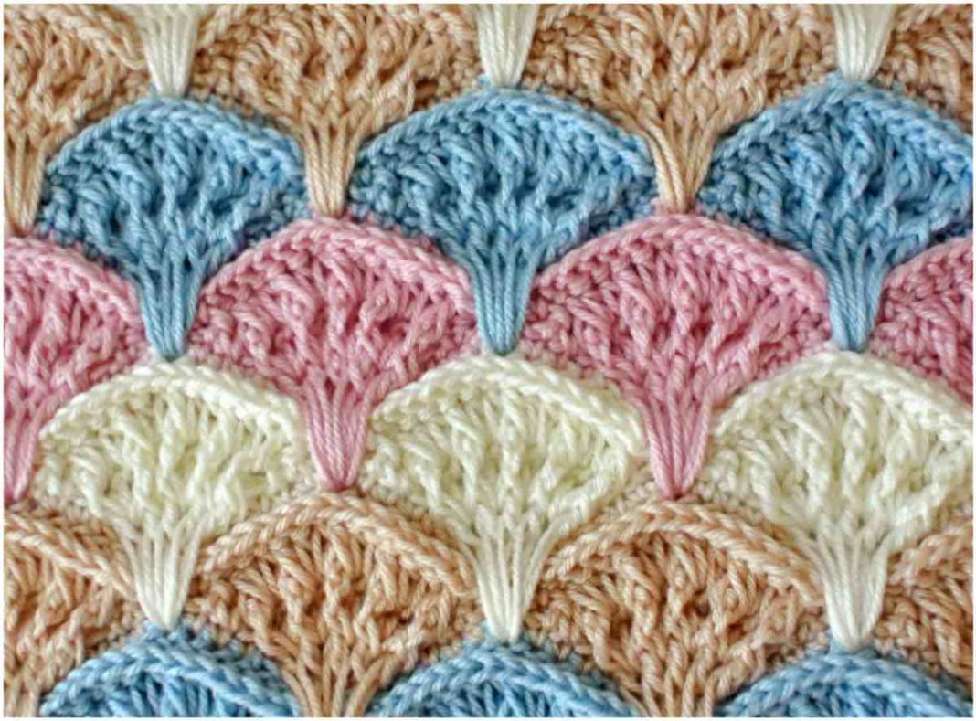 Shell Textured Stitch Crochet Pattern Free - Styles Idea