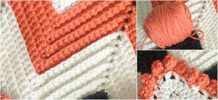 Single-Chevron-Crochet-Blanket-free-pattern