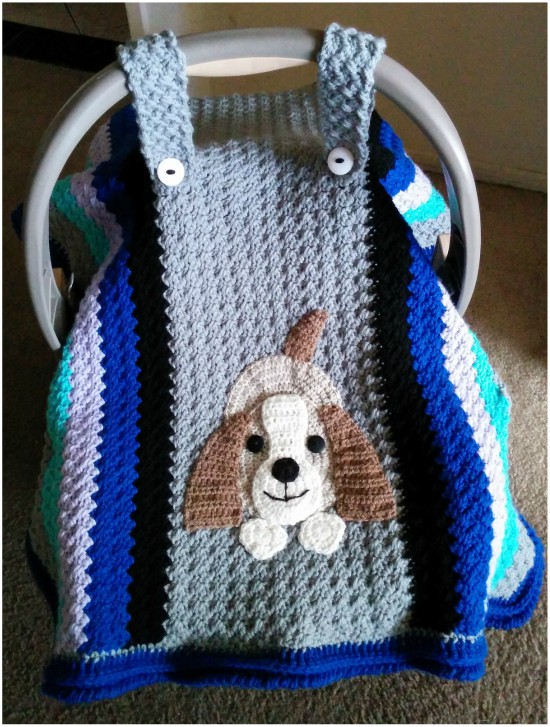 Basic Car Seat Crochet Tent [Free Pattern] Styles Idea