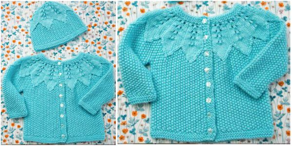 3-Baby-Cardigan&Hat-Free-Knitting-Pattern