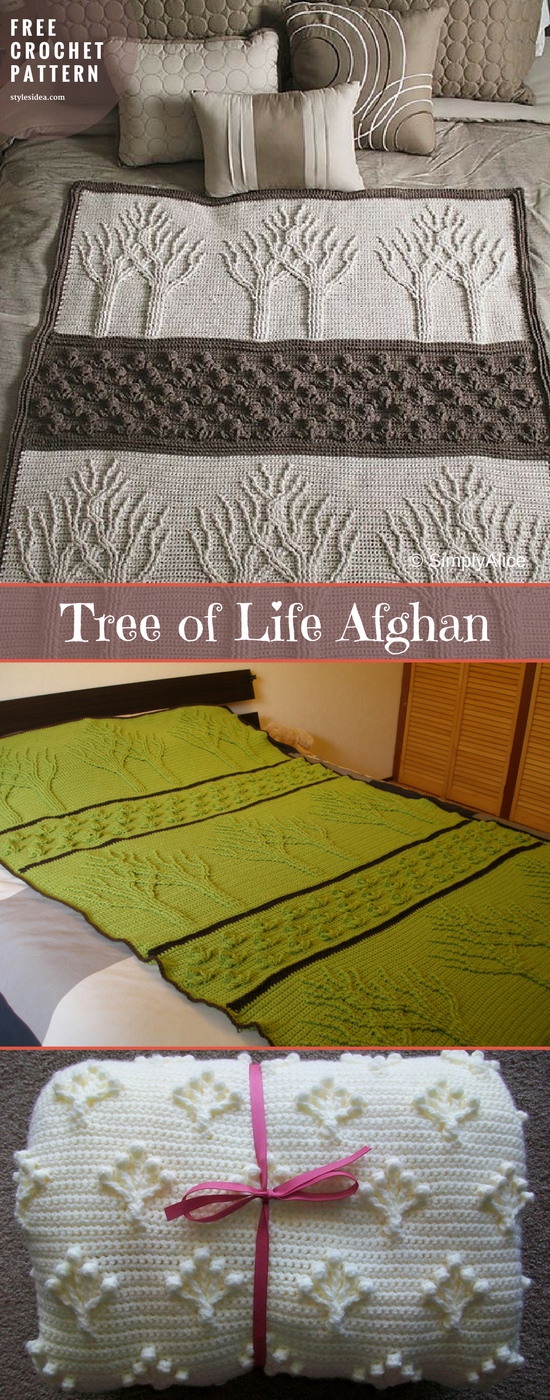 Tree of Life Afghan Crochet Pattern Free Styles Idea