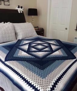 Beautiful Kaleidoscope Granny Crochet Blankets - Styles Idea