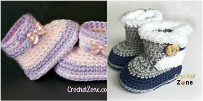 4-Fuzzy-Baby-Booties