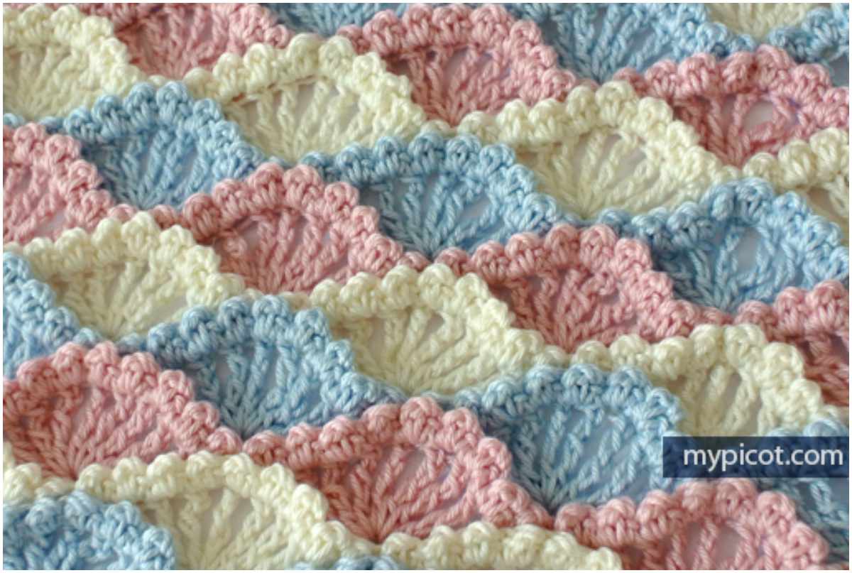 Textured Shell Stitch Free Crochet Pattern Styles Idea