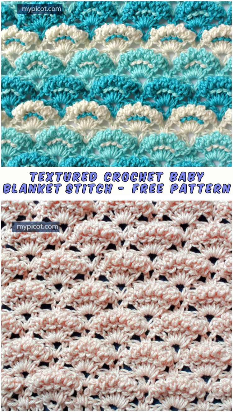 Textured Baby Blanket Stitch Free Crochet Pattern Styles Idea