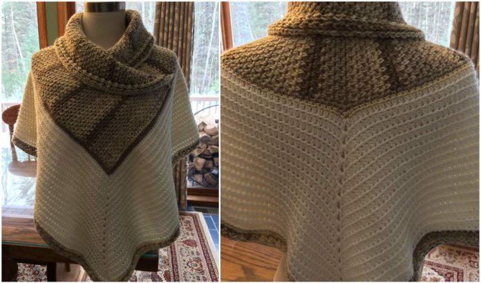 White-Russian-Poncho-Free-Crochet-Pattern