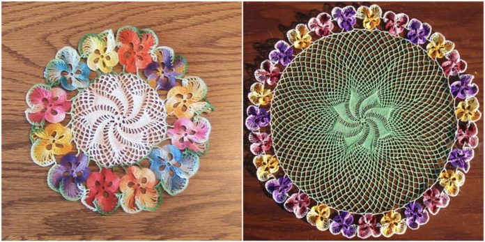 pansy-luncheon-doily-set