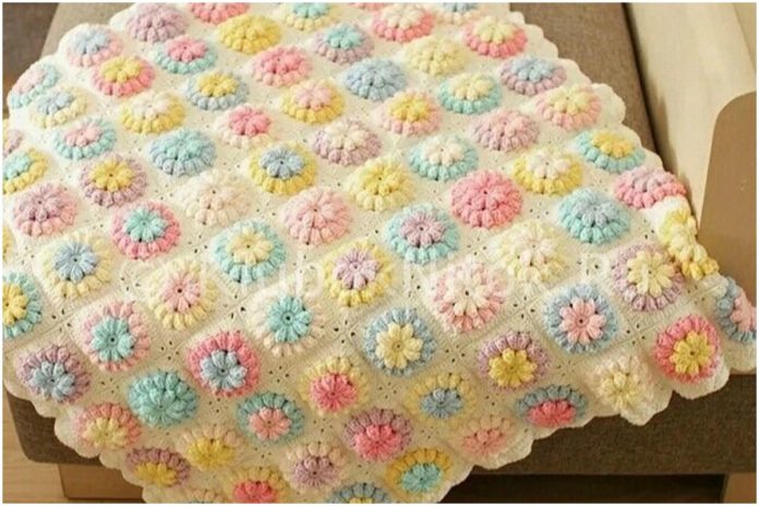 flower-blanket-for-beginner-free-crochet-pattern