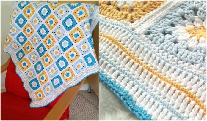 Granny Crochet Square Baby Blanket Free Pattern - Styles Idea