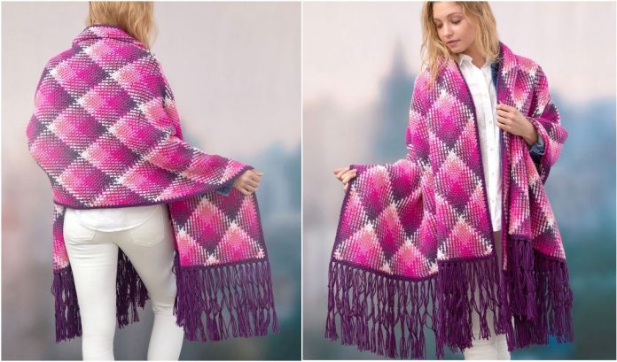 Fabulous Planned Pooling Wrap Free Crochet Pattern Styles Idea