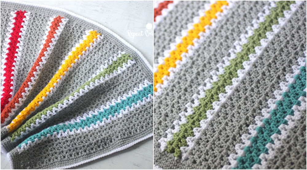 VStitch Rainbow Blanket Crochet Pattern Free Styles Idea